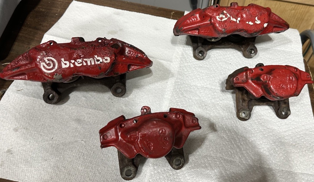MERCEDES W124 1993-95 ATE FRONT (4 PISTON) & REAR BRAKE CALIPER SET (4) E320 300