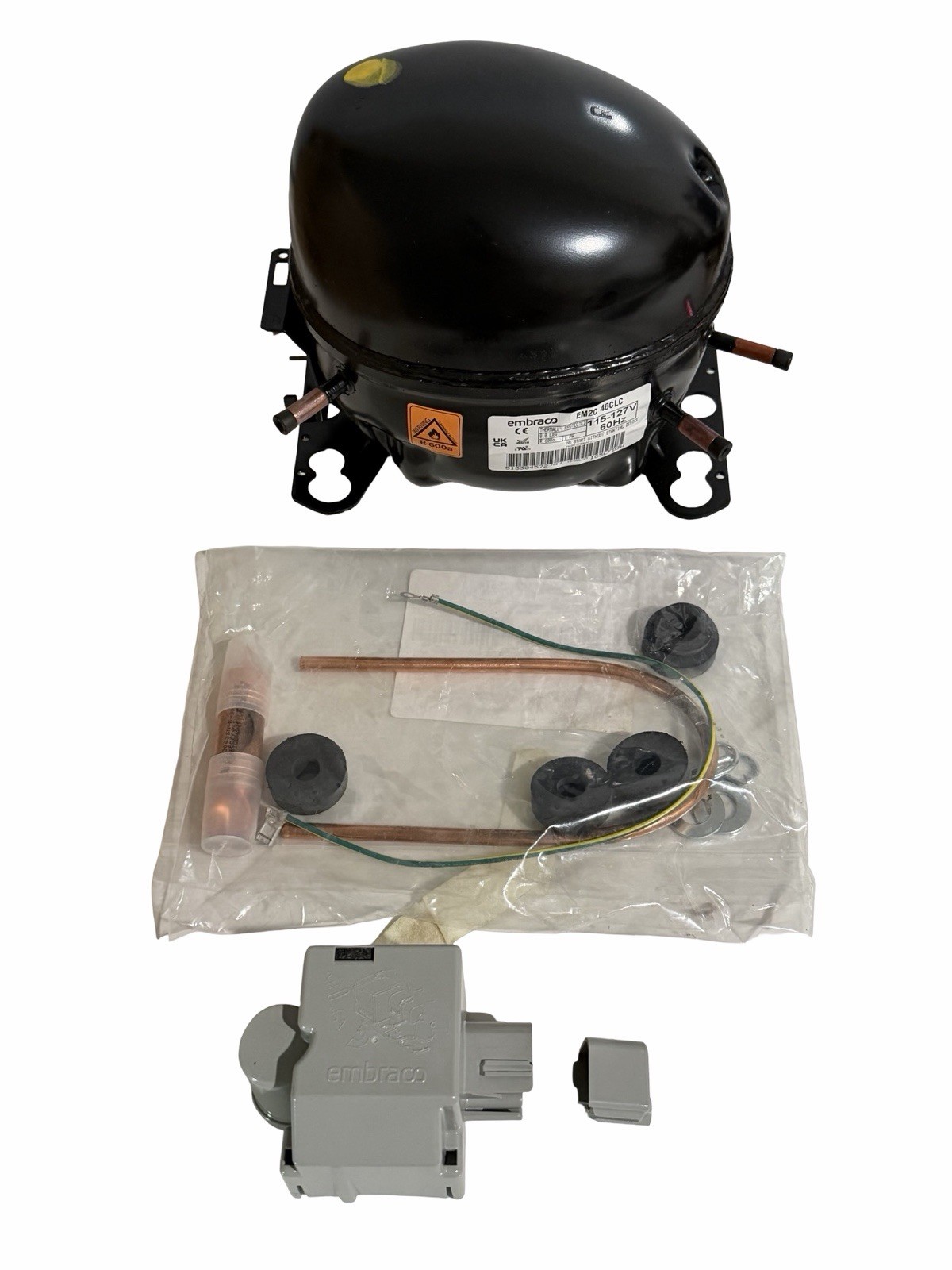 U-Line Refrigerator Compressor 80-55658-11 Genuine OEM U-Line Refrigerator Compressor 80-55658-11 Genuine OEM