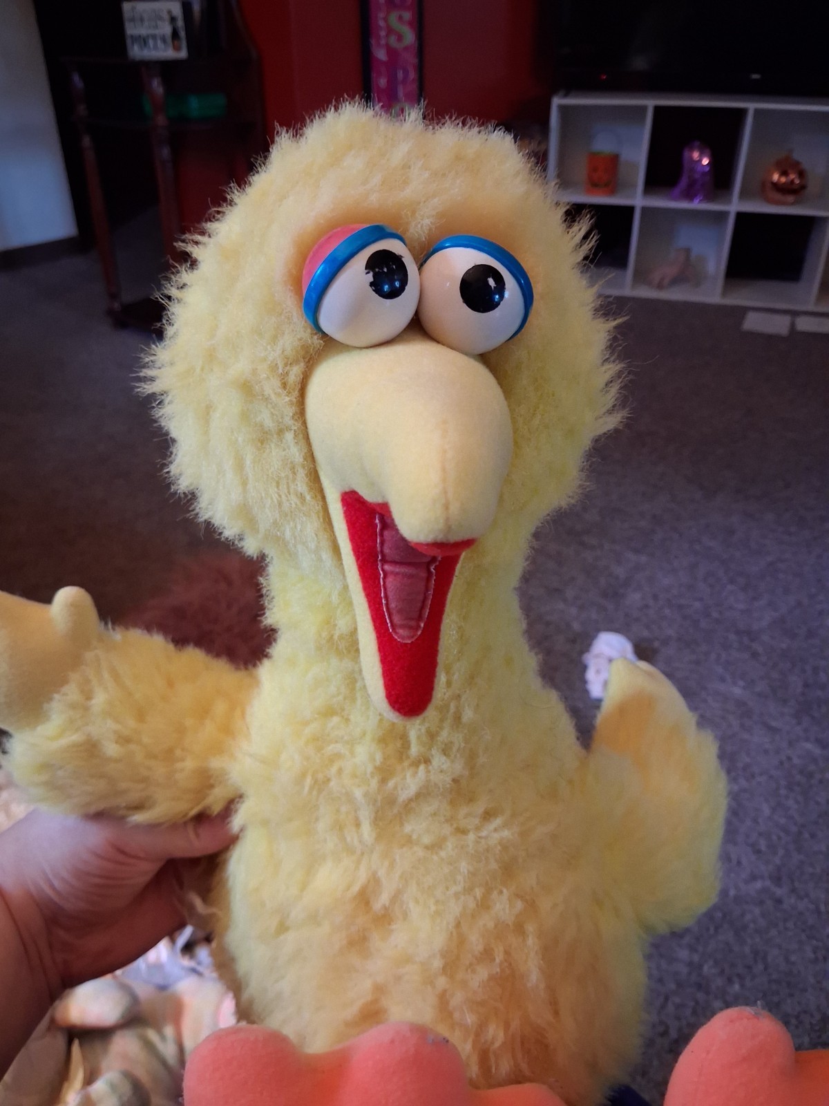 VTG Talking Big Bird Pull String. He Works Big 23\ VTG Talking Big Bird Pull String. He Works Big 23\