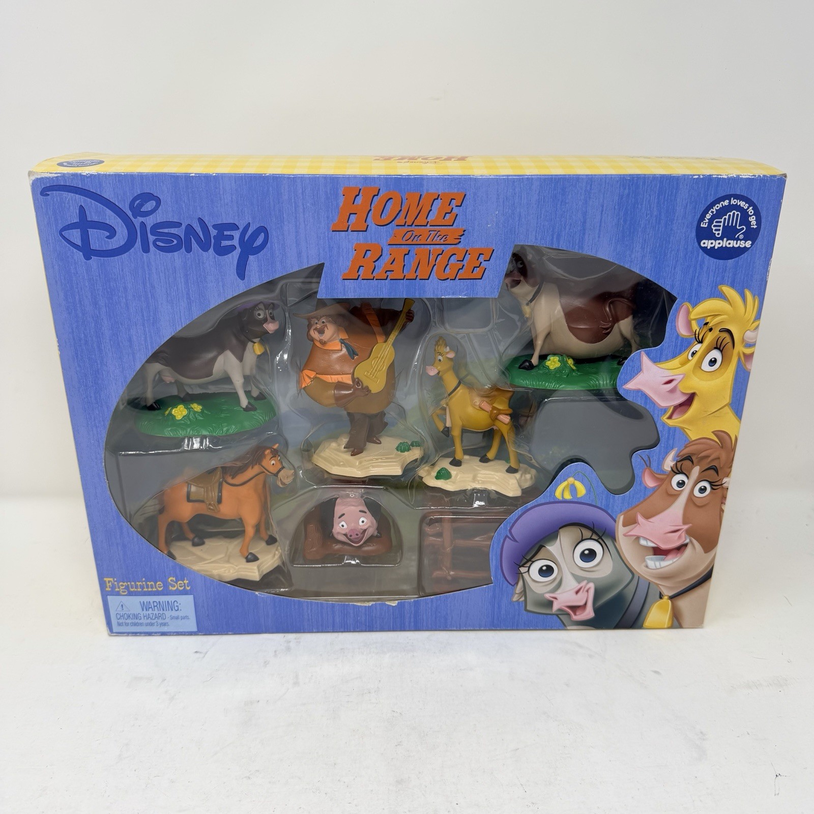 Disney Store Home On The Range Figurine Set 7 PCS VTG 2004 NEW SEALED Disney Store Home On The Range Figurine Set 7 PCS VTG 2004 NEW SEALED