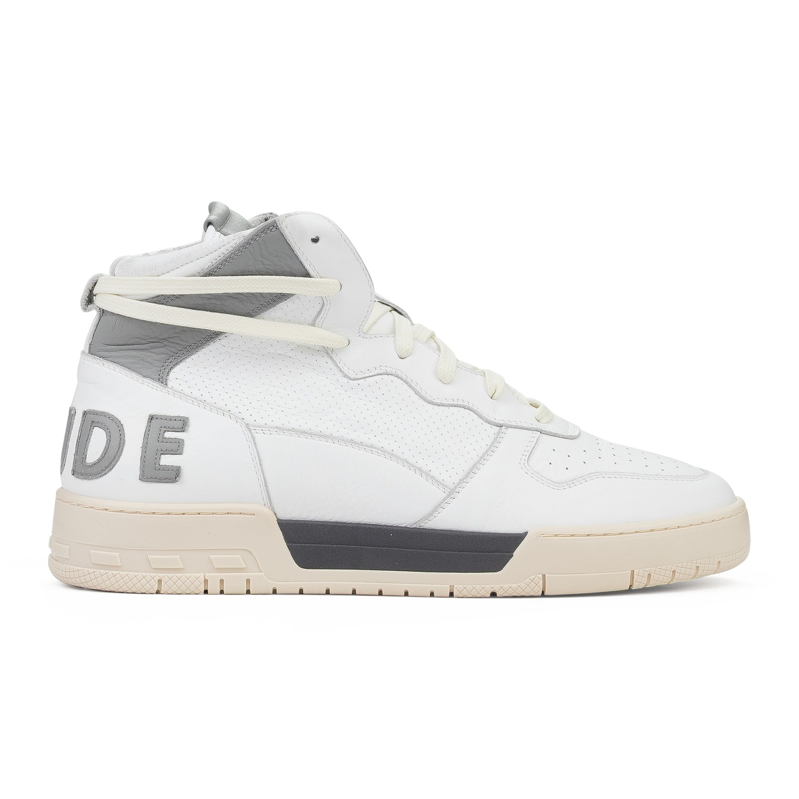 RHUDE WHITE RHECESS MID SNEAKERS Size 8 RHUDE WHITE RHECESS MID SNEAKERS Size 8