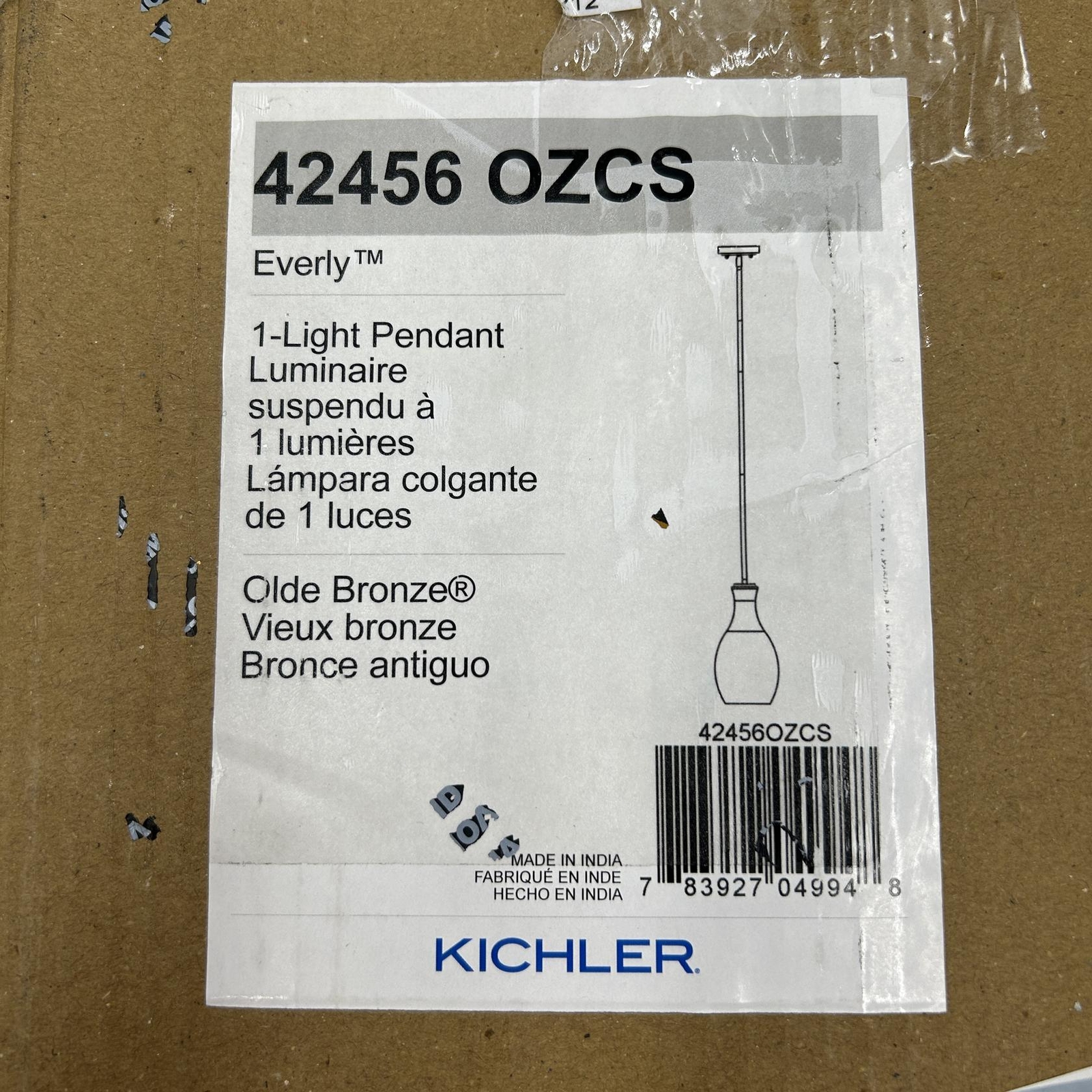 KICHLER 42456OZCS Everly 13.75\ KICHLER 42456OZCS Everly 13.75\