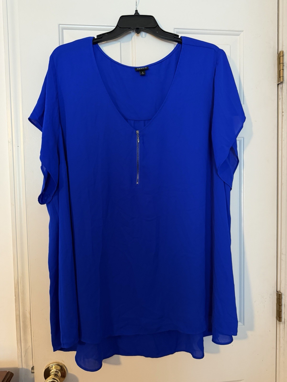 Torrid Women’s Plus 6 (30) Blue Blouse Torrid Women’s Plus 6 (30) Blue Blouse