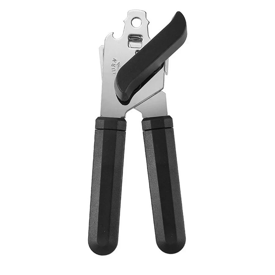 OXO Good Grips Soft Handled Non-Slip Can Opener, Black/Silver - Stainless Steel