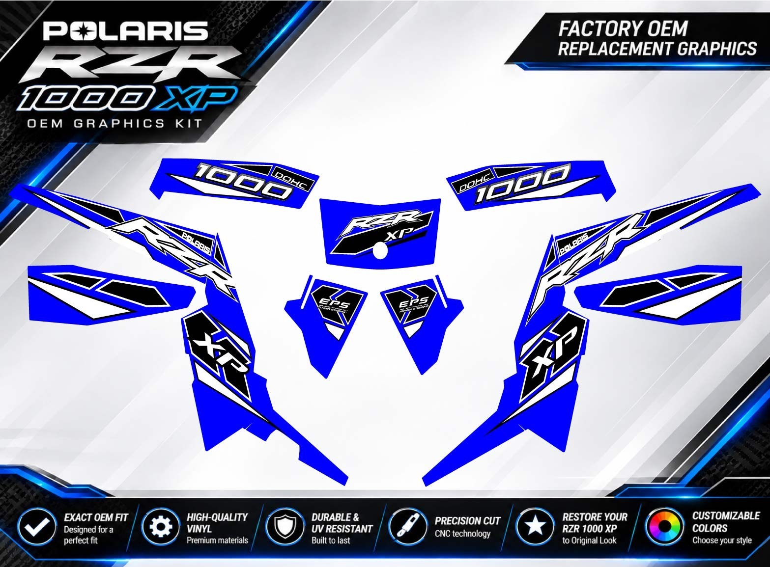 Polaris RZR XP 1000 EPS 2 doors HAVASU PEARL OEM Polaris RZR XP 1000 EPS 2 doors HAVASU PEARL OEM
