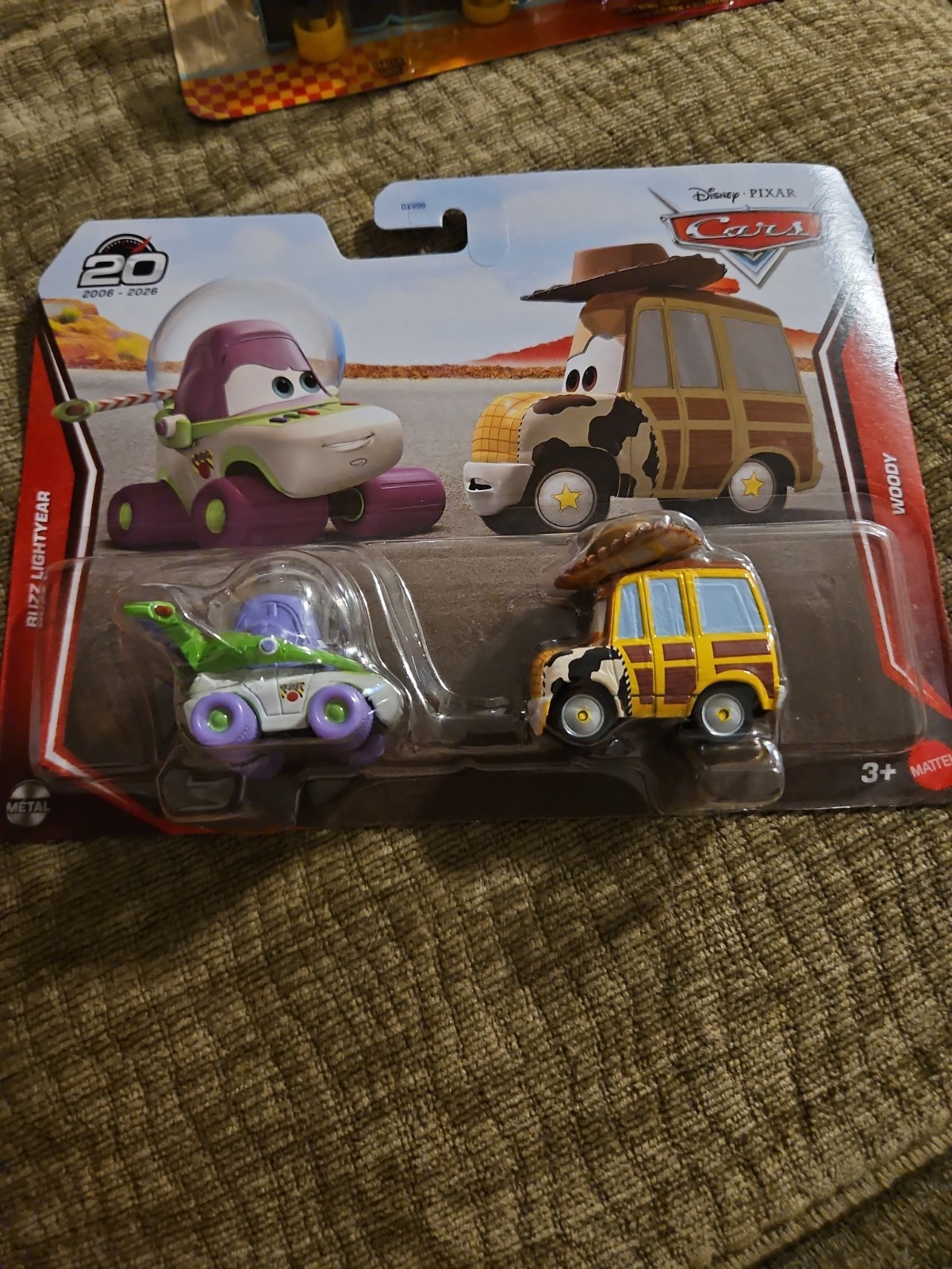 2026 Mattel Disney Pixar Cars 20th Anniversary Toy Story 5 Buzz & Woody 2-Pack 2026 Mattel Disney Pixar Cars 20th Anniversary Toy Story 5 Buzz & Woody 2-Pack