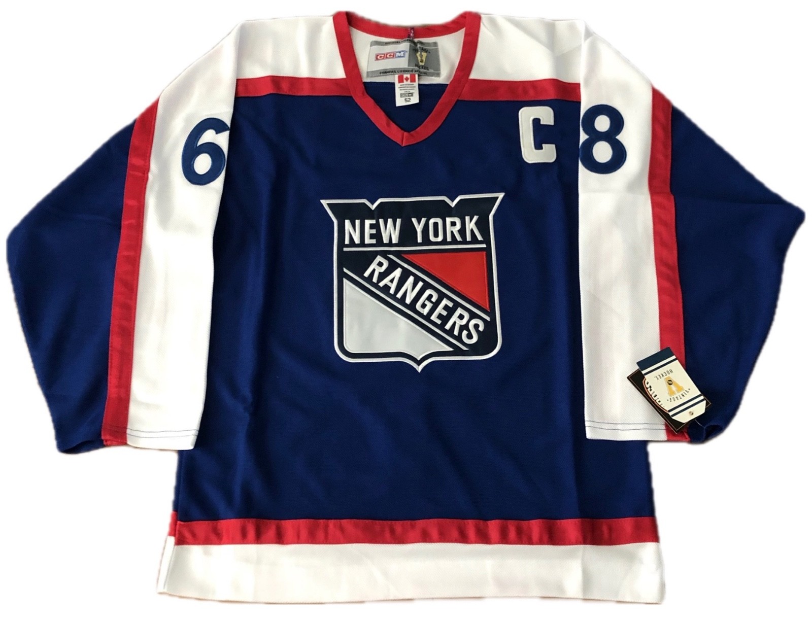 Jaromir Jagr 🏒 Vintage CCM New York Rangers Jersey, NWT, Size XL Jaromir Jagr 🏒 Vintage CCM New York Rangers Jersey, NWT, Size XL