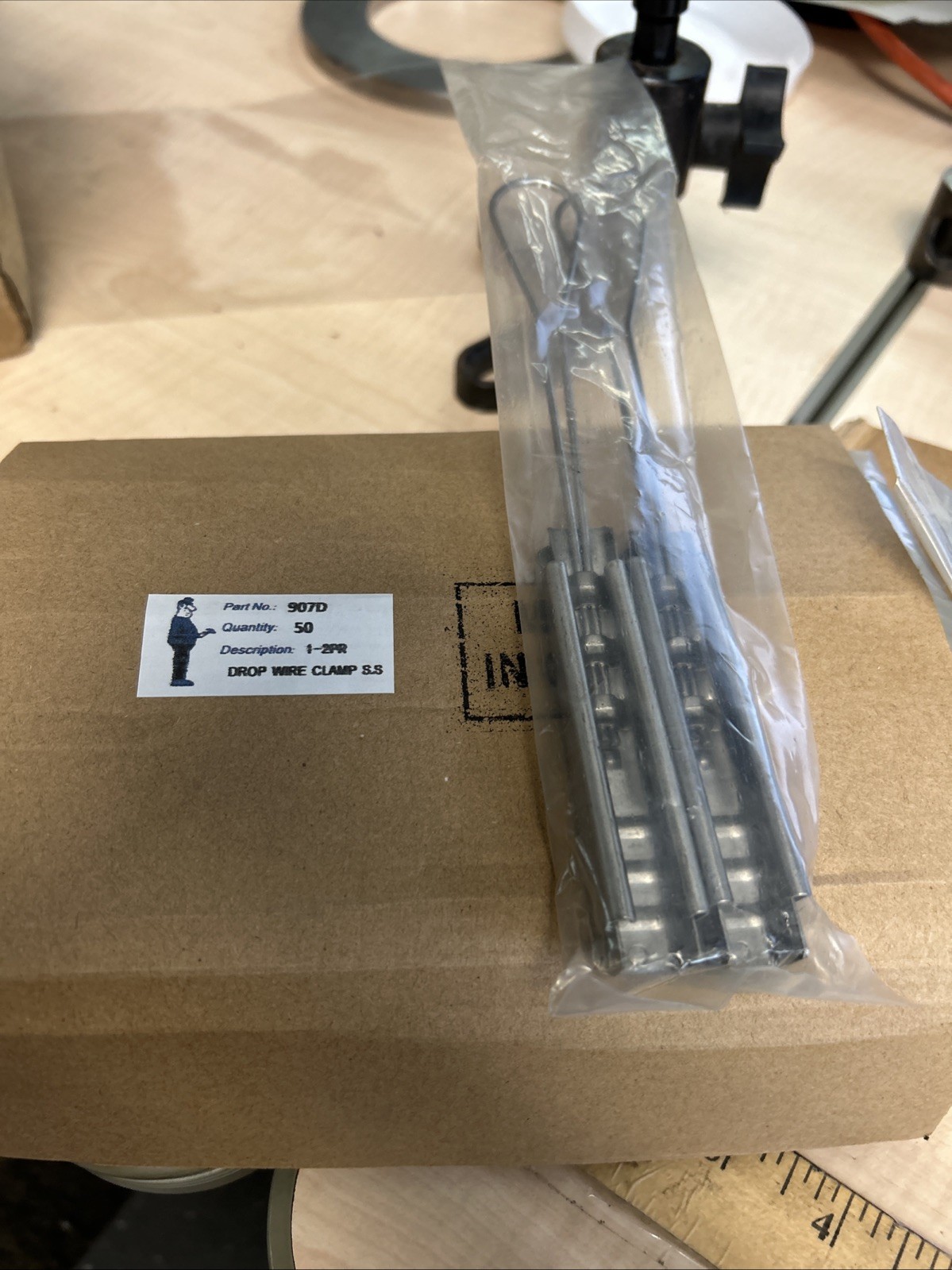 New Drop Wire Clamp Pack Of 50 907d New Drop Wire Clamp Pack Of 50 907d