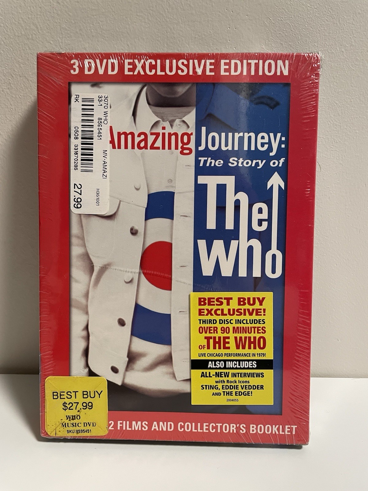 Amazing Journey: The Story of The Who 3 DVD Set Best Buy Exclusive New & Sealed