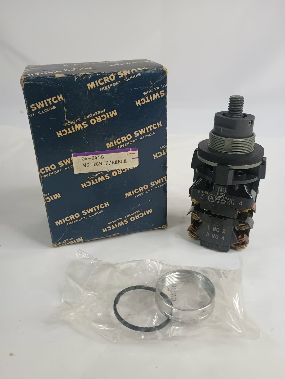 Vintage Honeywell Micro Switch PTM11XFH 04-0458 Wswitch F/ Reece Heavy duty Vintage Honeywell Micro Switch PTM11XFH 04-0458 Wswitch F/ Reece Heavy duty