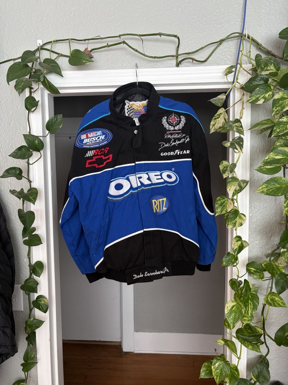 Vintage Dale Earnhardt Jr Oreo Ritz NASCAR Jeff Hamilton Jacket Large JH Design Vintage Dale Earnhardt Jr Oreo Ritz NASCAR Jeff Hamilton Jacket Large JH Design