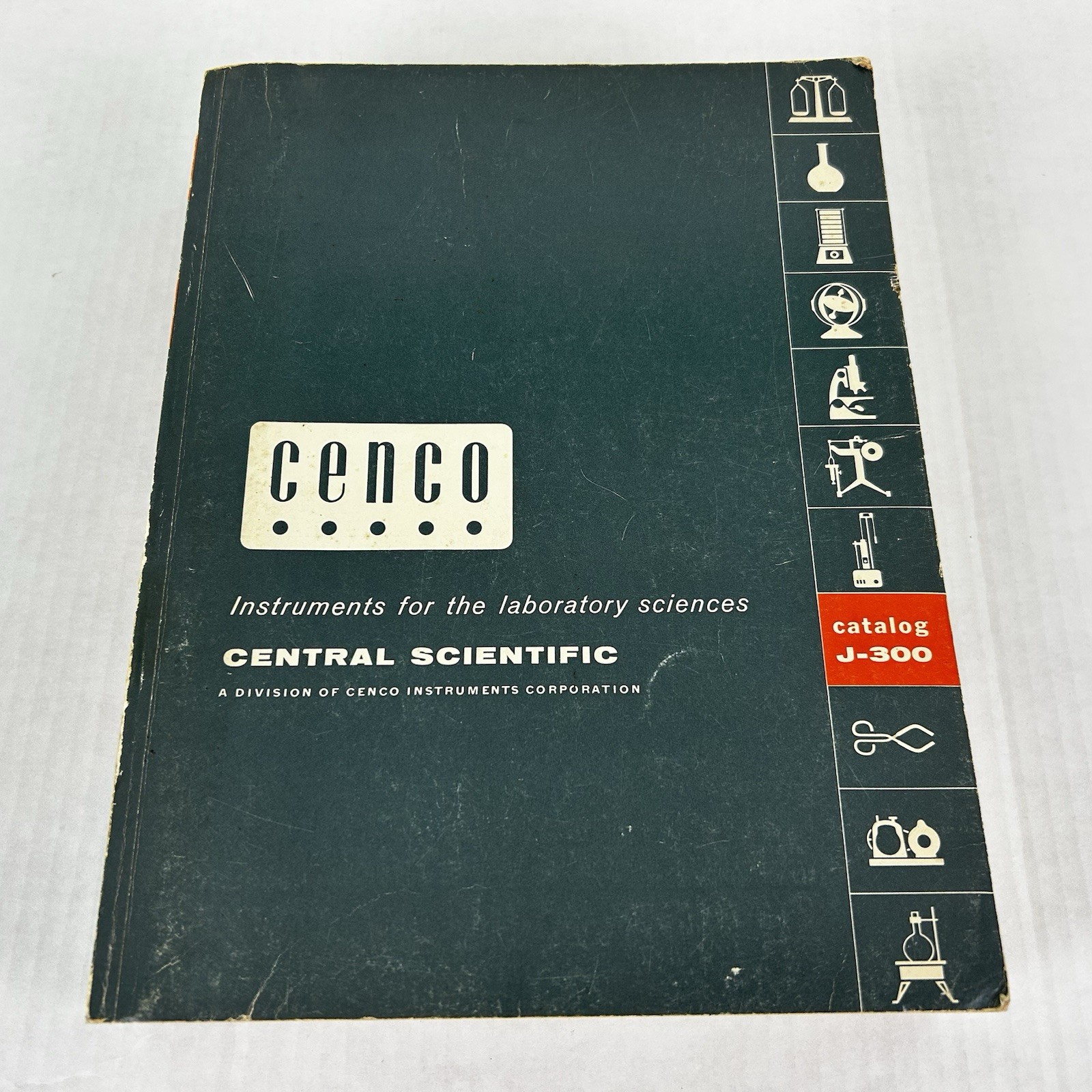 CENCO Central Scientific Catalog Book ASBESTOS School Laboratory Instruments CENCO Central Scientific Catalog Book ASBESTOS School Laboratory Instruments