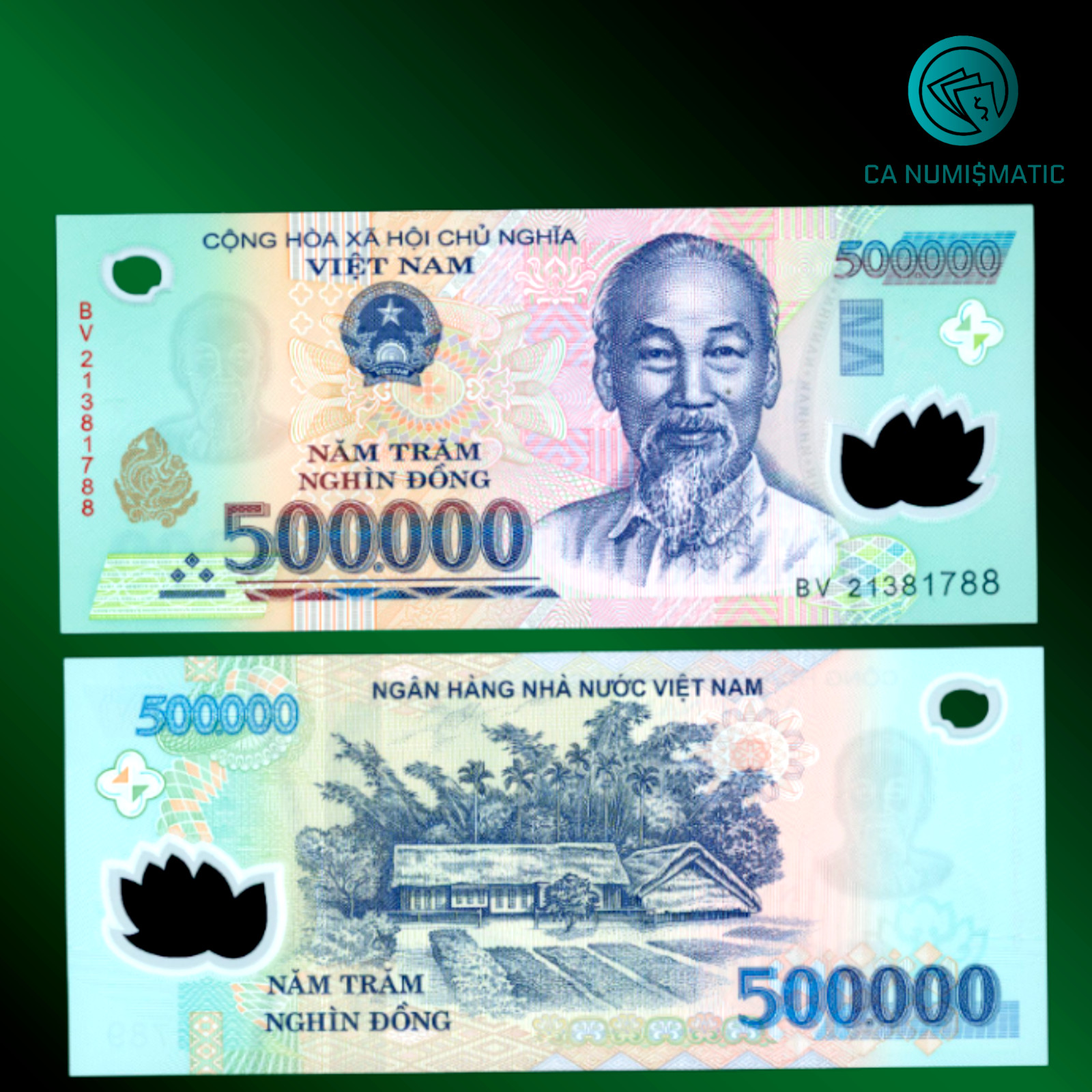1,000,000 VND (2x500.000) ONE MILLION VIETNAMESE DONG, VIETNAM MONEY & CURRENCY 1,000,000 VND (2x500.000) ONE MILLION VIETNAMESE DONG, VIETNAM MONEY & CURRENCY