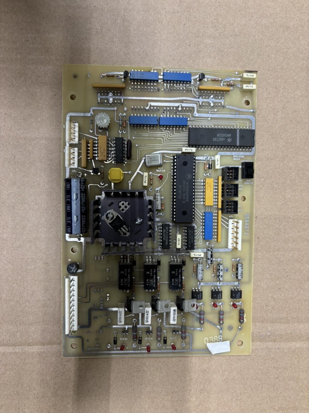 Hobart AM14 Commercial Dishwasher Control Board OEM Part 294551, 294457, 294482 Hobart AM14 Commercial Dishwasher Control Board OEM Part 294551, 294457, 294482