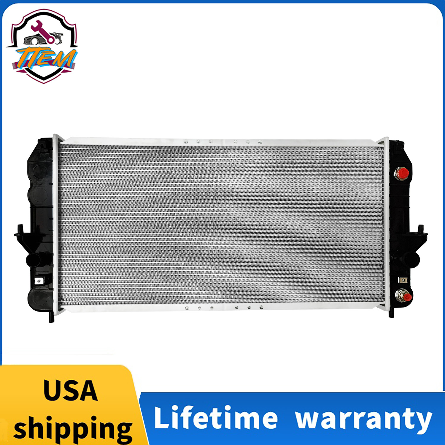 For 2001-2005 Cadillac Deville 4.6L Aurora 4.0L AT Radiator Aluminum Core 2491