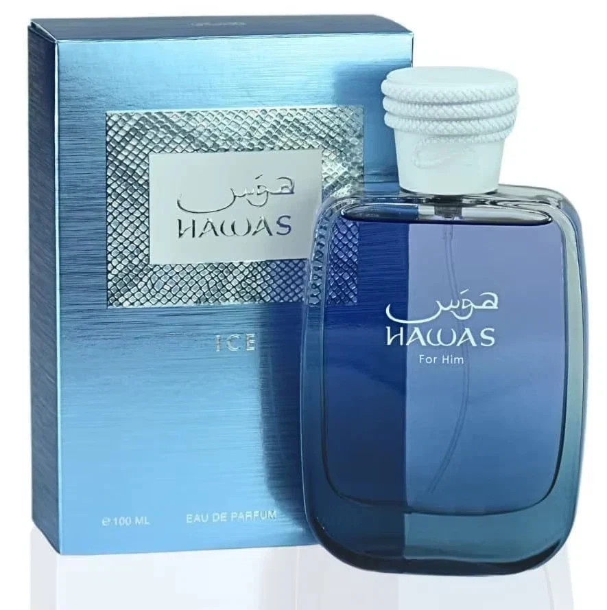 Rasasi Hawas Ice For Him EDP 100ml 3.4oz Men\'s Fresh Summer Cologne