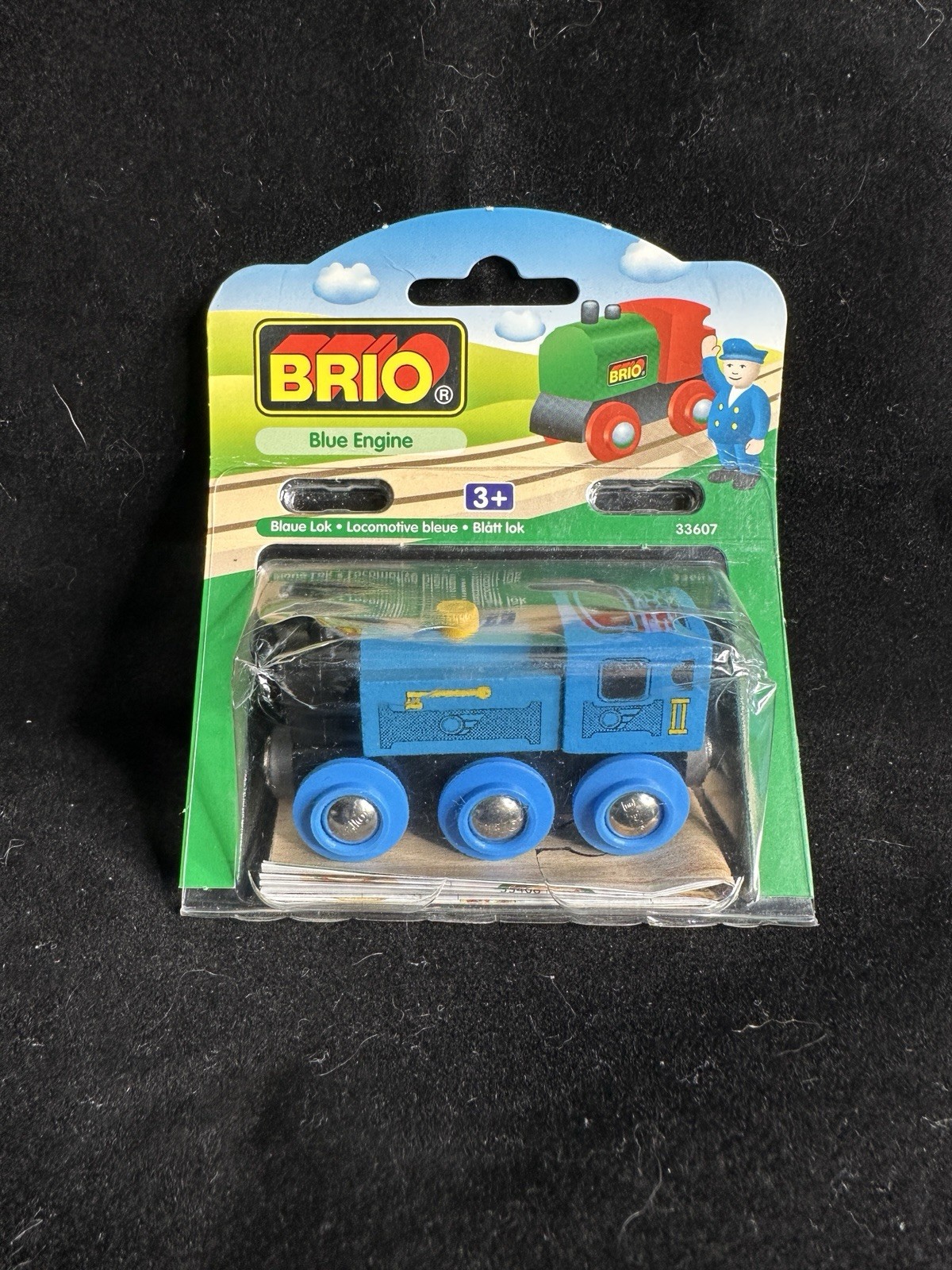 NEW Rare 2001 BRIO 33607 BLUE Engine Classic Wooden Railway Train Sweden made NEW Rare 2001 BRIO 33607 BLUE Engine Classic Wooden Railway Train Sweden made
