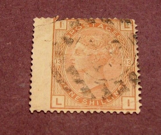 Great Britain Scott# 65 Queen Victoria P13 1880 C218 Great Britain Scott# 65 Queen Victoria P13 1880 C218