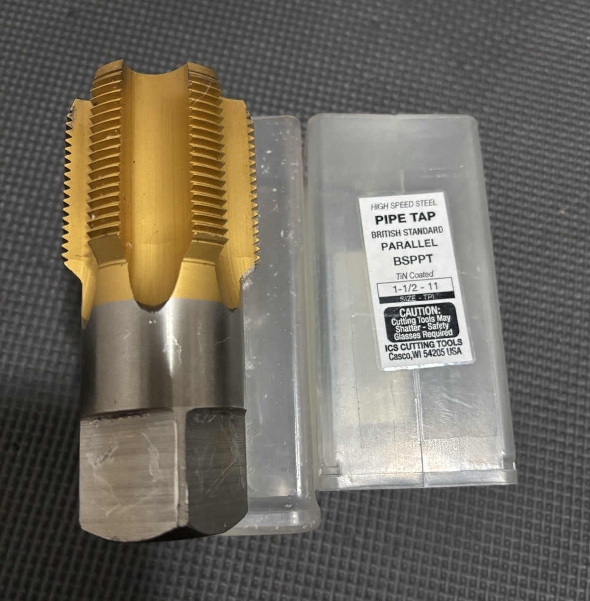 ICS Cutting Tools BSPP British Standard Pipe Tap 1-1/2\