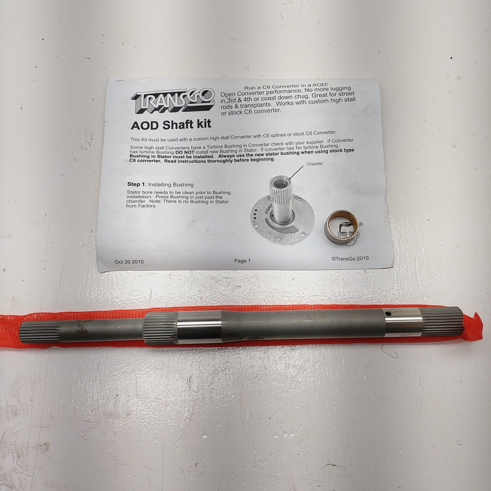 TransGo Input Shafts AOD-HPSHAFT-KIT TransGo Input Shafts AOD-HPSHAFT-KIT
