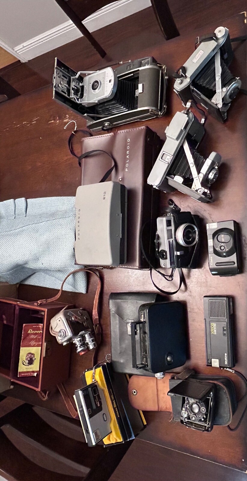 Antique Camera Collection, Cannon - Cine-Kodak - Polaroid - ICA Dresden - Revere Antique Camera Collection, Cannon - Cine-Kodak - Polaroid - ICA Dresden - Revere