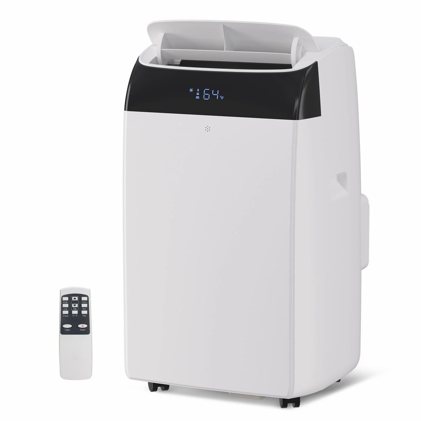 Garvee 14000BTU Dual Hose Portable AC Heater 3in1 Cooling Covers 700 Sq Ft Quiet Garvee 14000BTU Dual Hose Portable AC Heater 3in1 Cooling Covers 700 Sq Ft Quiet