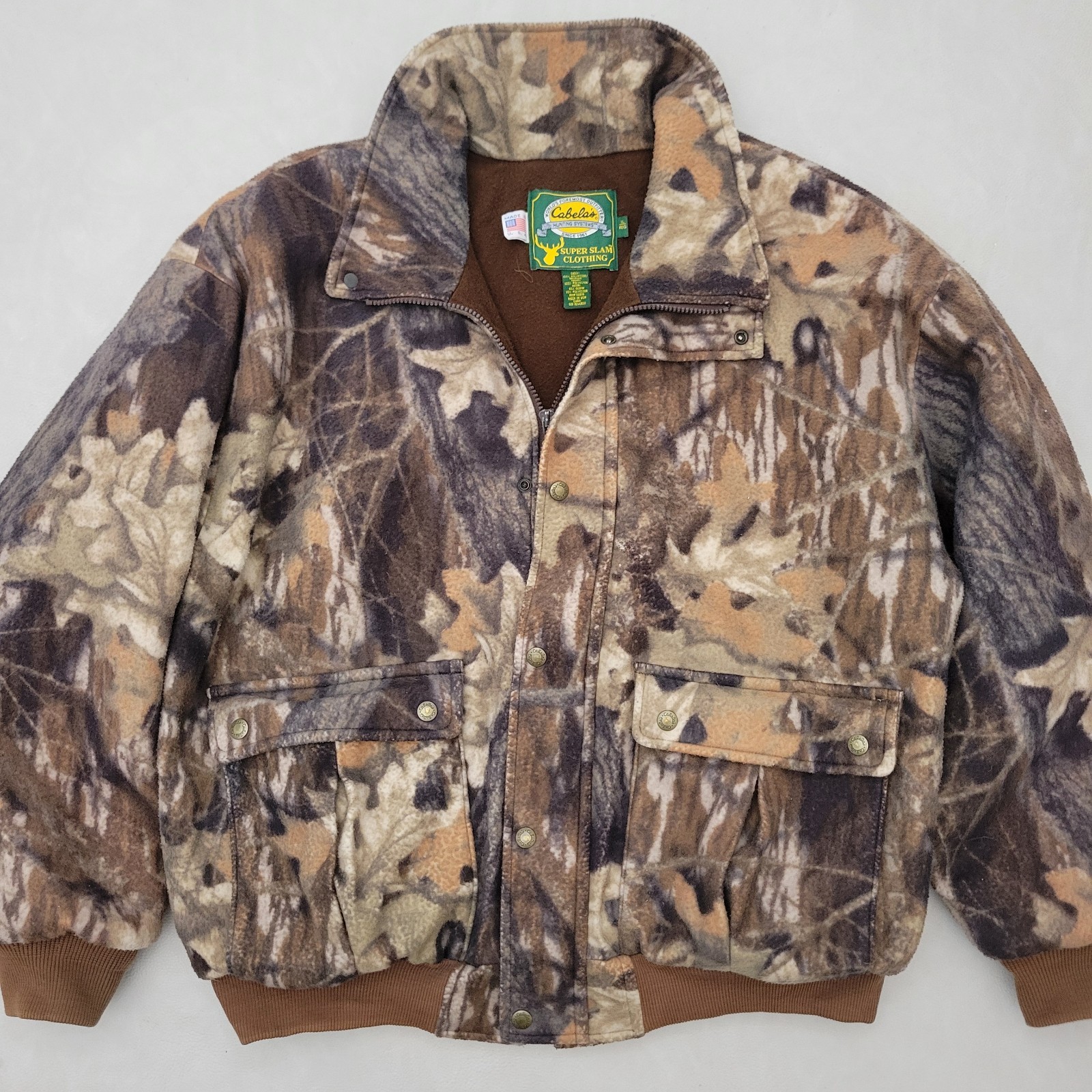 Vintage Cabela\'s Super Slam Camo Jacket Hunting USA Thinsulate Sz XL Vintage Cabela\'s Super Slam Camo Jacket Hunting USA Thinsulate Sz XL