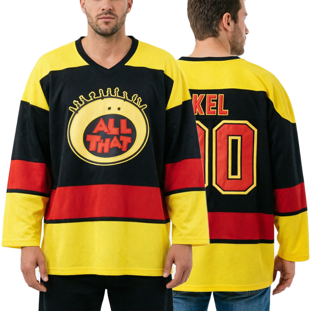 Kel 00 All That Ice Hockey Jersey Sewn Embroidered Retro Outdoor Sportswear Kel 00 All That Ice Hockey Jersey Sewn Embroidered Retro Outdoor Sportswear