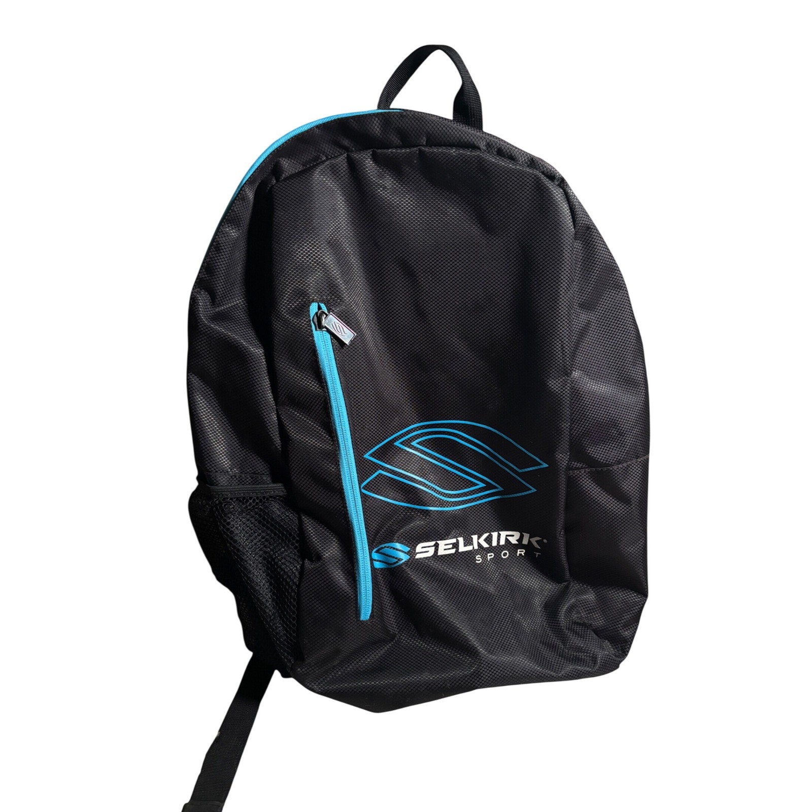 Selkirk Sport Pickleball Backpack Black Cyan Blue Athletic Gear Bag Padded Selkirk Sport Pickleball Backpack Black Cyan Blue Athletic Gear Bag Padded