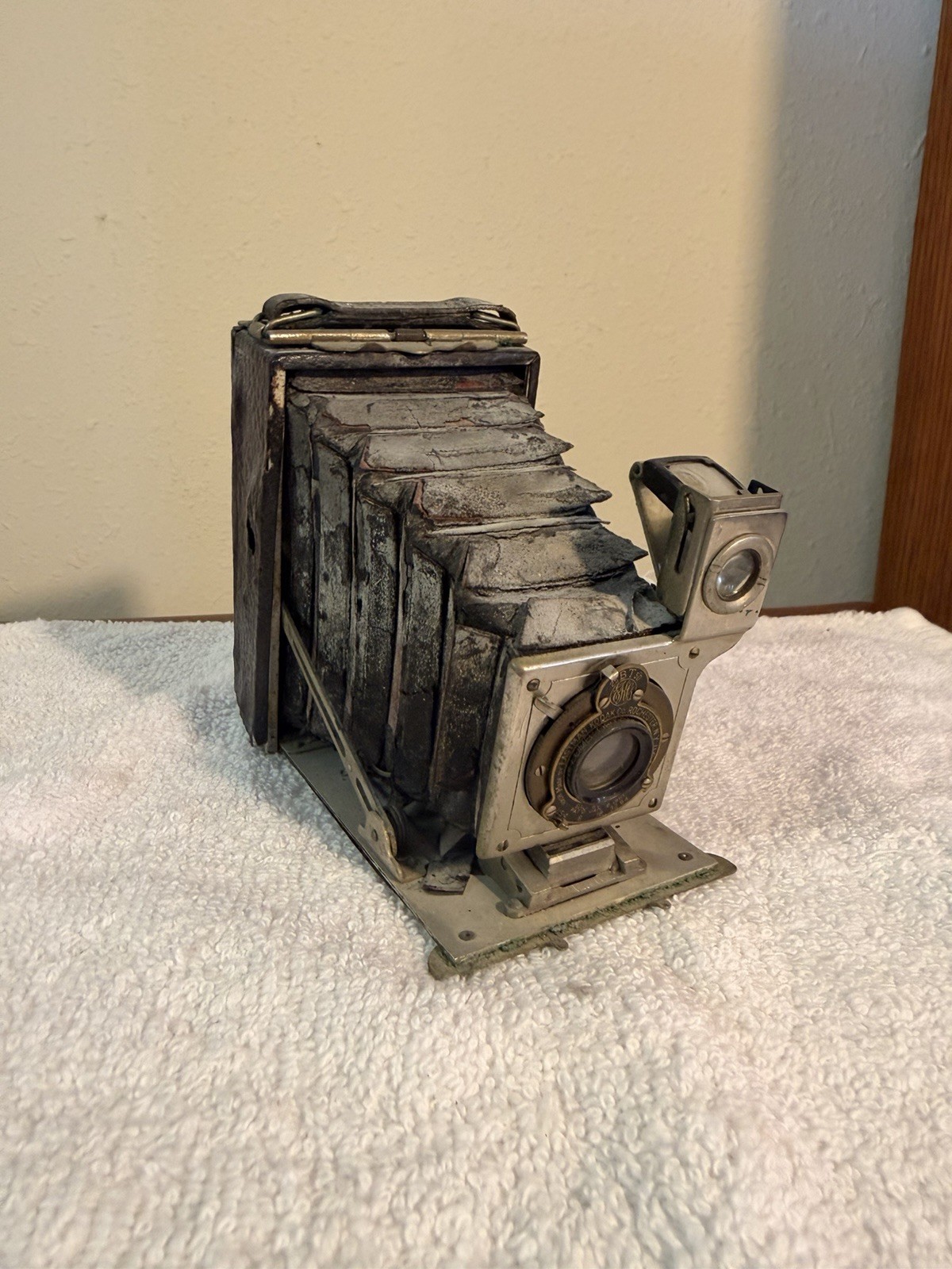 Antique Ansco No. 3A Folding Bellows Camera Vintage 1910s-1920s Untested Antique Ansco No. 3A Folding Bellows Camera Vintage 1910s-1920s Untested