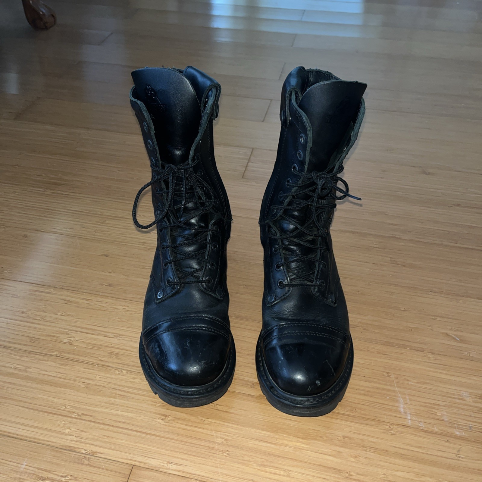 Mens Rocky 2090 Black Leather 10\ Mens Rocky 2090 Black Leather 10\