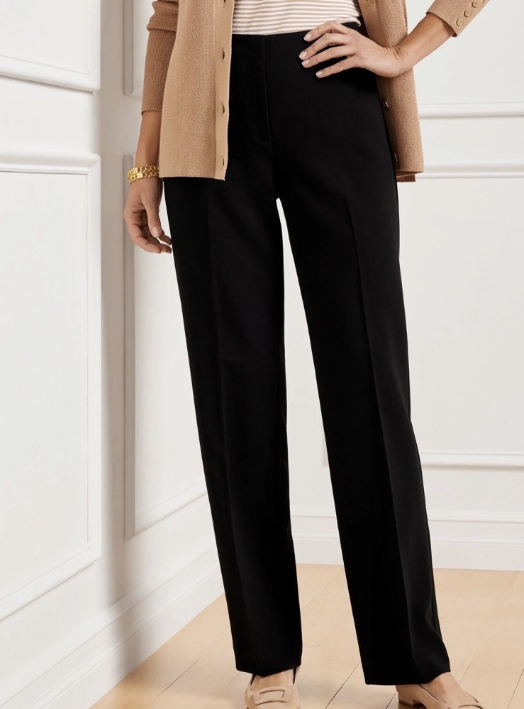 NWT Talbots Women’s Size 14 Black Polyester Blend Straight Leg Southampton Pant NWT Talbots Women’s Size 14 Black Polyester Blend Straight Leg Southampton Pant