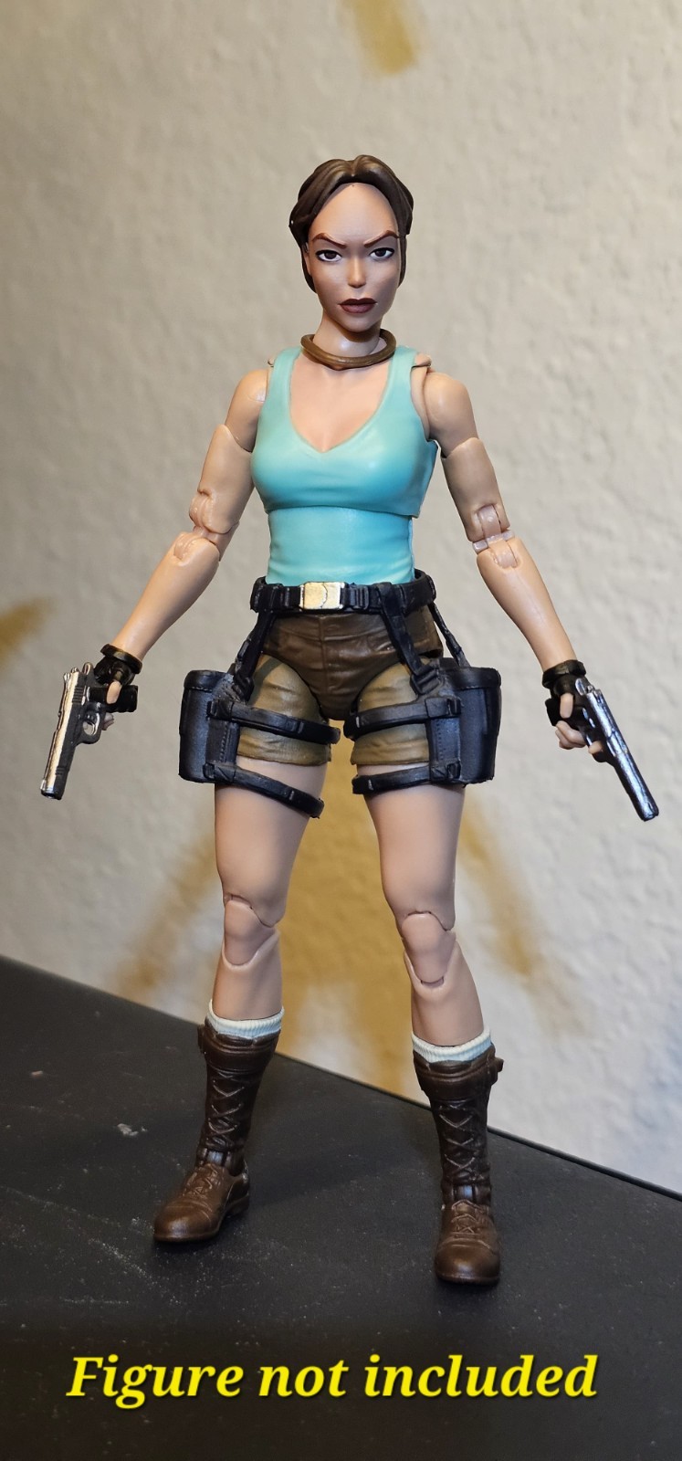 1/12 PAINTED CUSTOM G.I. JOE LARA CROFT TOMB RAIDER PLAYSTATION 1 HEAD SCULPT