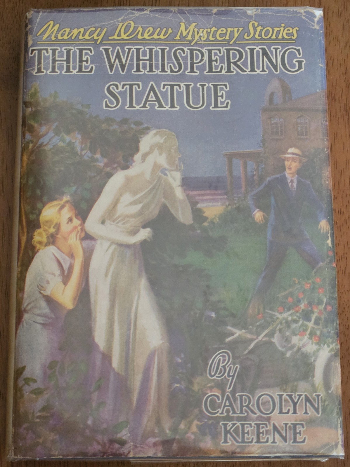 VINTAGE Mid-1940s Nancy Drew #14 The Whispering Statue Carolyn Keene DJ
