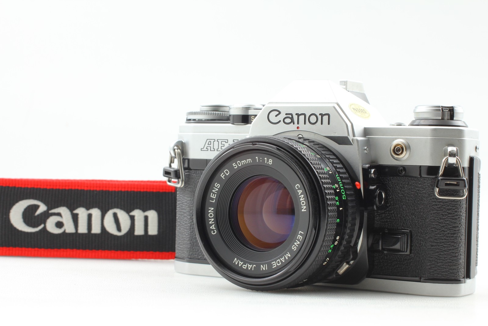 [N MINT] Canon AE-1 35mm SLR Film Camera + New FD NFD 50mm f/1.8 Lens From JAPAN