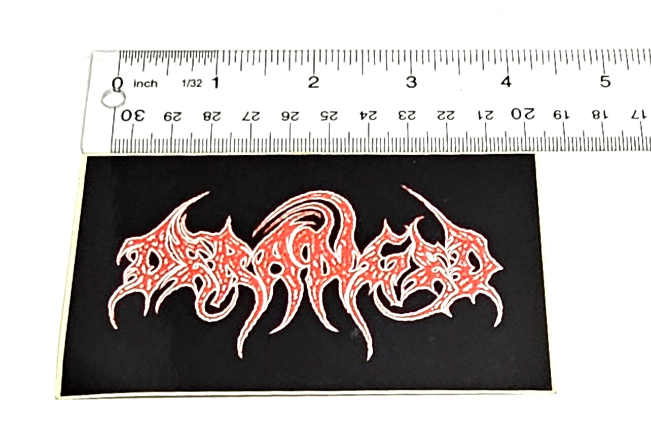 Deranged Vintage Promo Sticker 1997 Swedish Death Metal