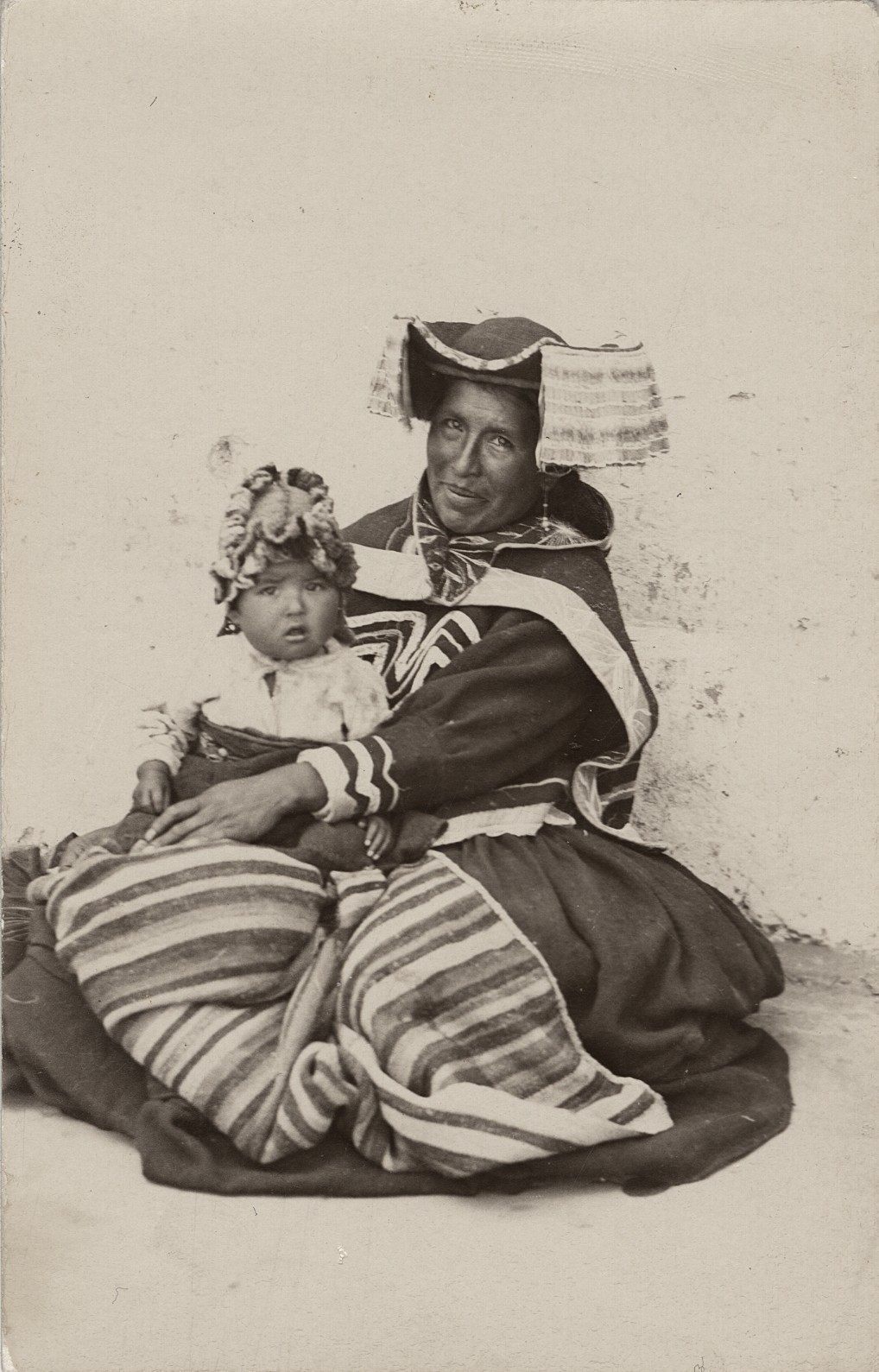 c. 1940's Indigenous Andean Woman with Child, Peru RPPC by Martin Chambi Jiménez c. 1940's Indigenous Andean Woman with Child, Peru RPPC by Martin Chambi Jiménez