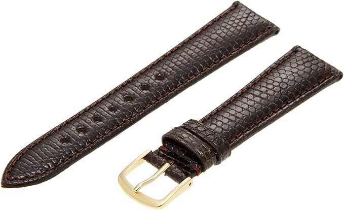 18mm Hadley-Roma MS715 Men\'s Brown Genuine Java Lizard Watch Band Strap 18mm Hadley-Roma MS715 Men\'s Brown Genuine Java Lizard Watch Band Strap