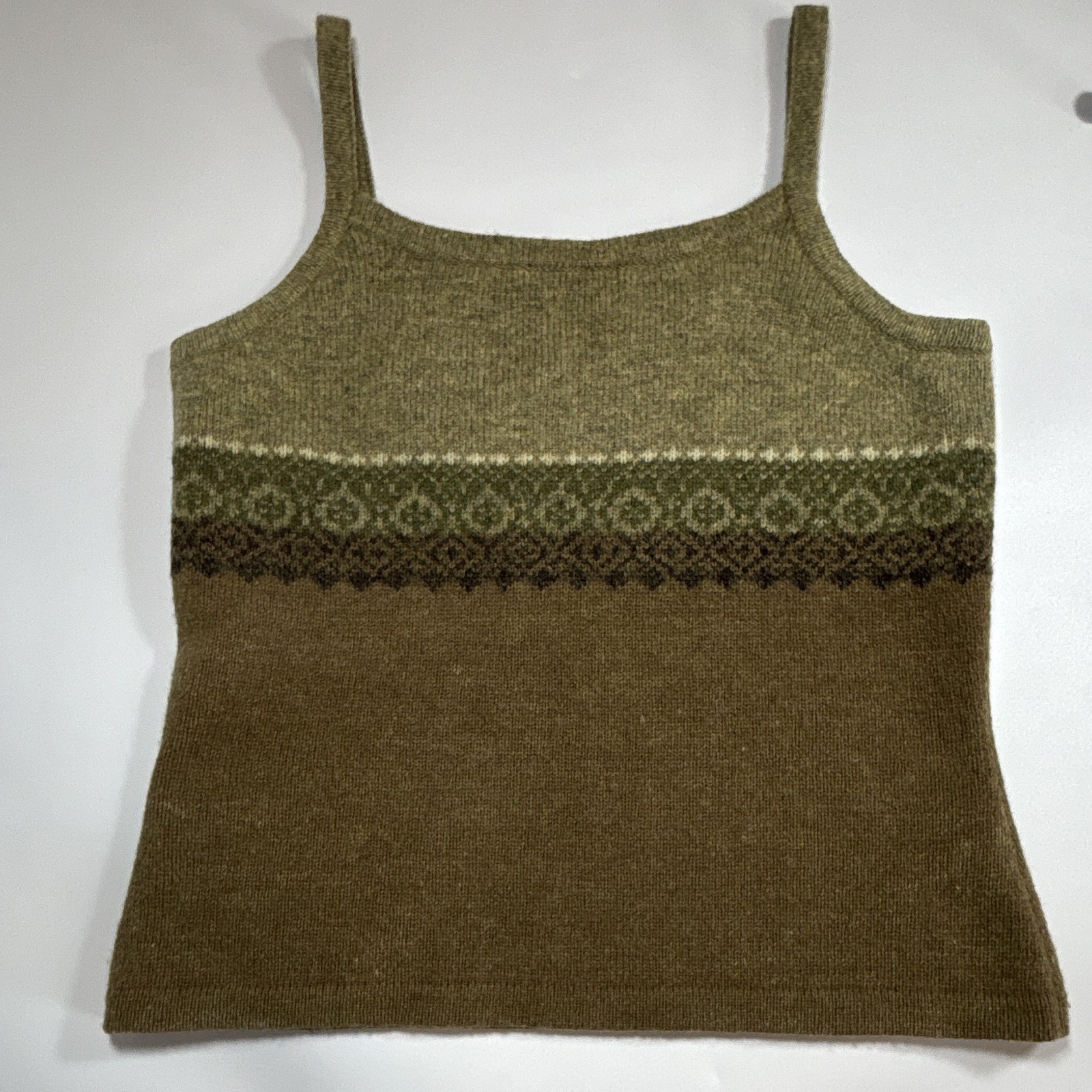 Vtg GAP Wool Knit Cami Top M 90s Earthy Grunge Y2K Alternative Indie Geometric Vtg GAP Wool Knit Cami Top M 90s Earthy Grunge Y2K Alternative Indie Geometric