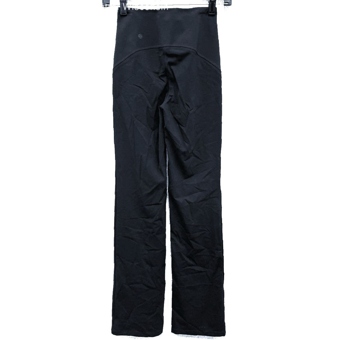 Wmns LULULEMON Black Luxtreme Smooth Fit Pull On High Rise Active Casual Pants 0 Wmns LULULEMON Black Luxtreme Smooth Fit Pull On High Rise Active Casual Pants 0