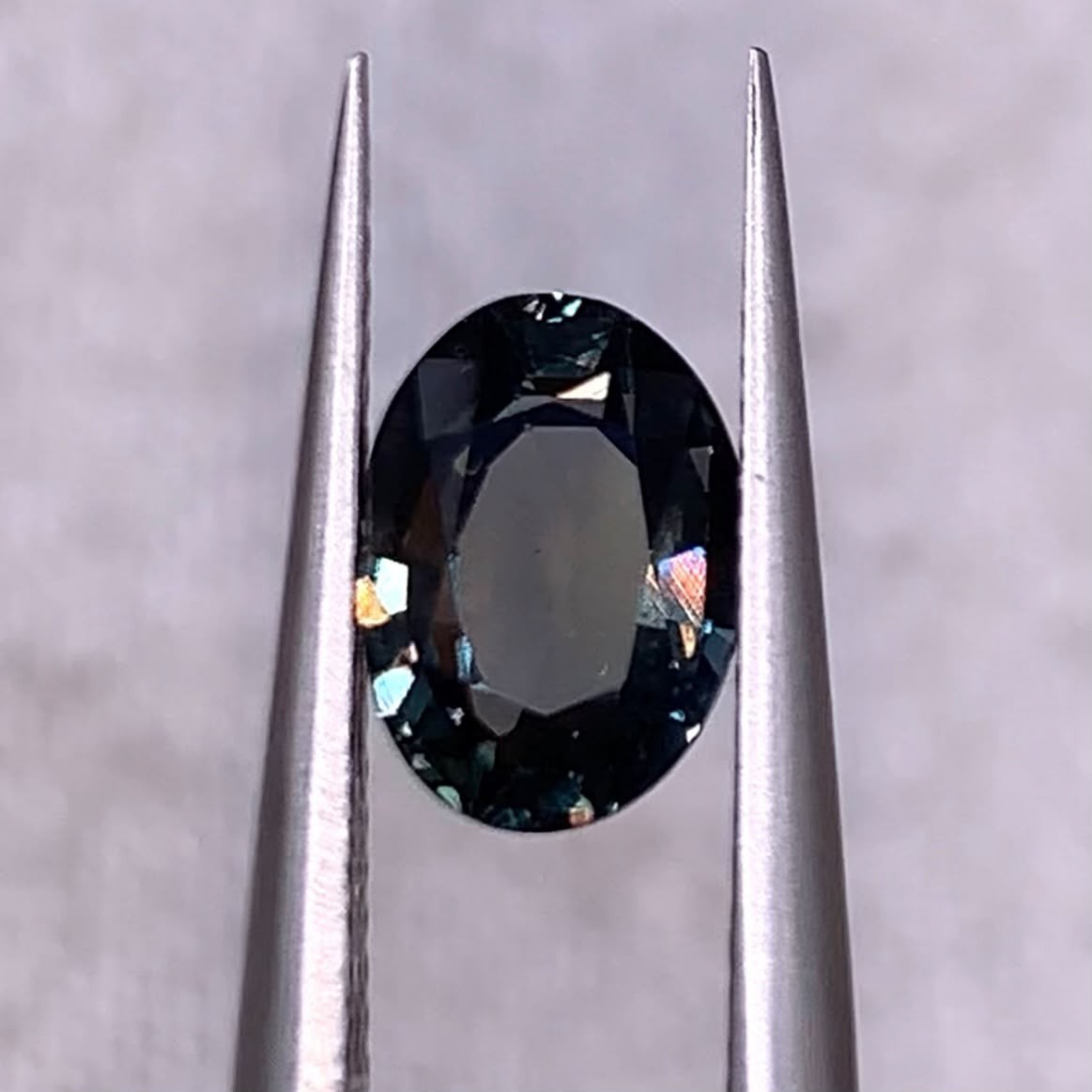 GFCO Certified 1.67Ct Natural Unheated Rare Blue-Green Sapphire From Madagascar