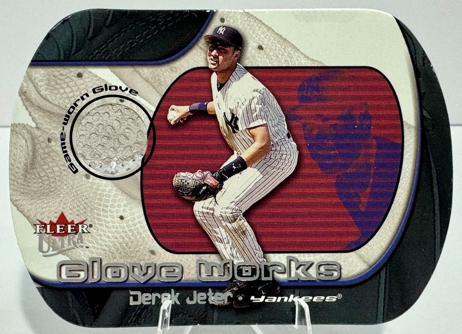 Derek Jeter 2001 Fleer Ultra Glove Works Relic /450 Batting Glove Yankees HOF