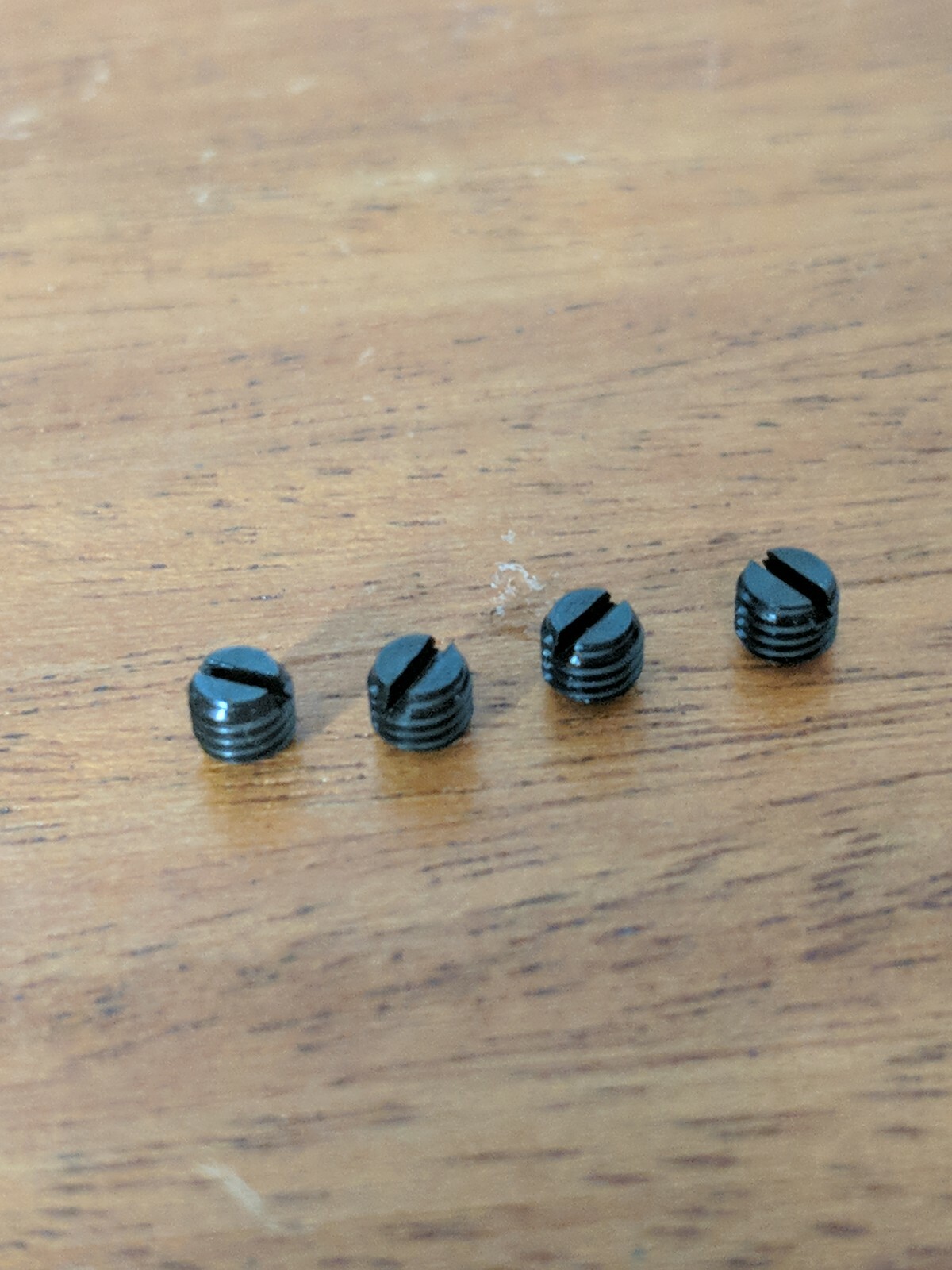 BLUE 6 48 PLUG SCREWS SCOPE BASE FILLER FOR RUGER 10 22 sr22 Trading Card 6-48 BLUE 6 48 PLUG SCREWS SCOPE BASE FILLER FOR RUGER 10 22 sr22 Trading Card 6-48