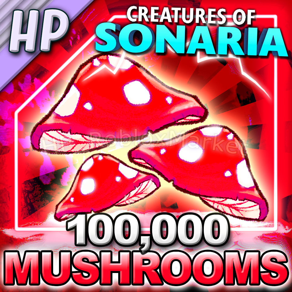 CREATURES OF SONARIA 🍄🍄🍄[100K Mushrooms / MUSH]⚡FASTEST DELIVERY・COS⚡ 100,000