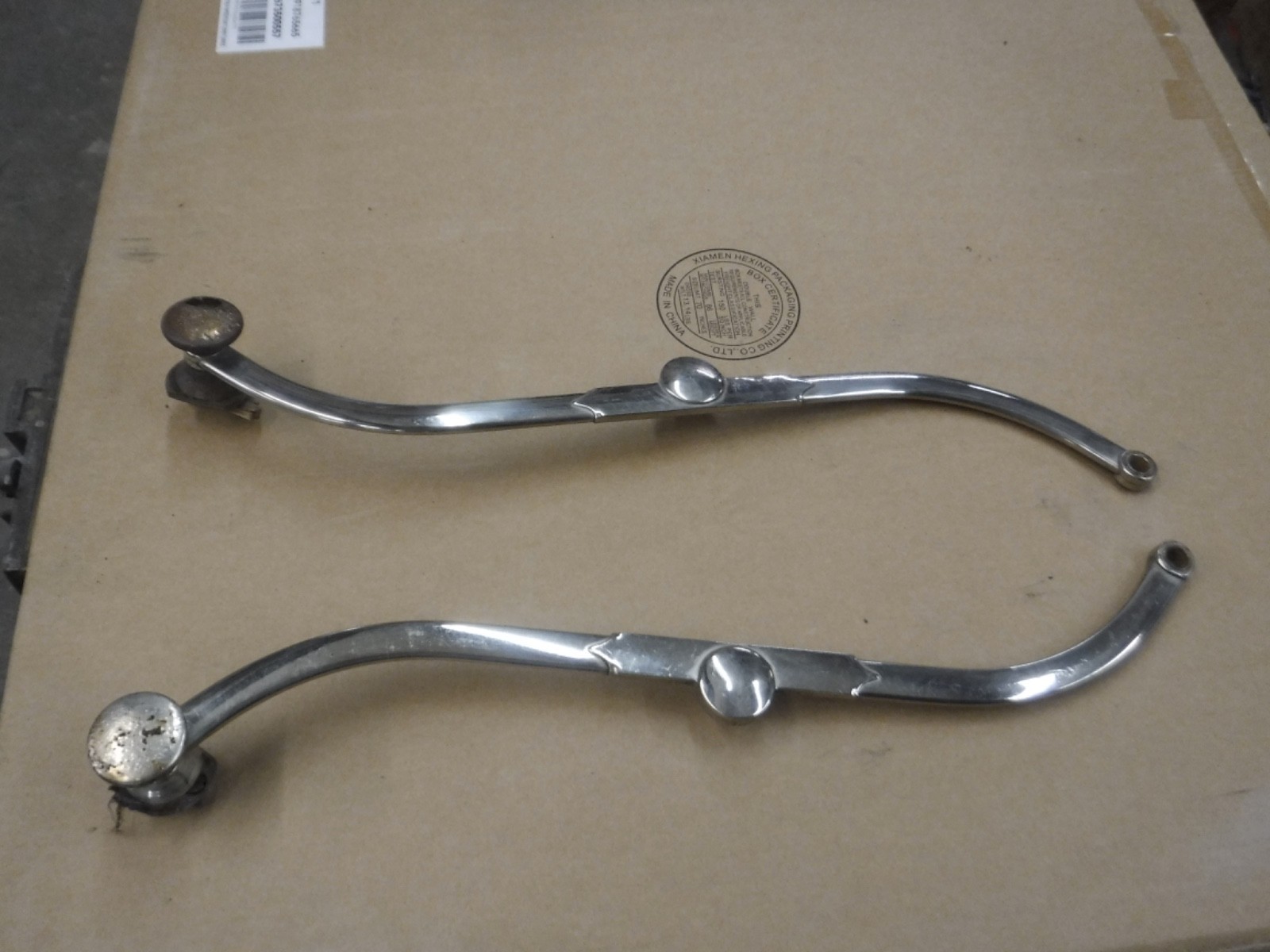 Antique 1930s Landau Irons brackets Antique 1930s Landau Irons brackets