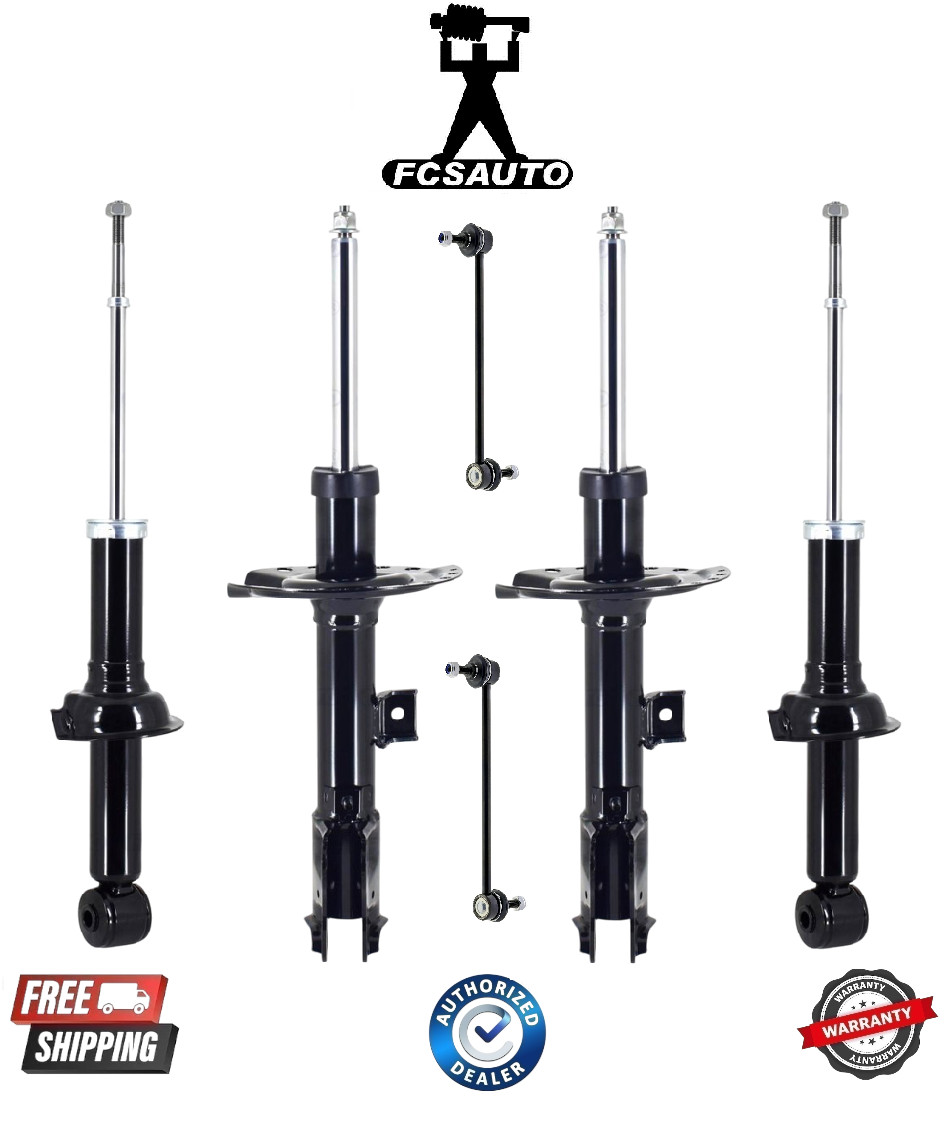 Complete Front & Rear Strut With Sway Bar Fits 14-17 Mitsubishi Outlander Complete Front & Rear Strut With Sway Bar Fits 14-17 Mitsubishi Outlander