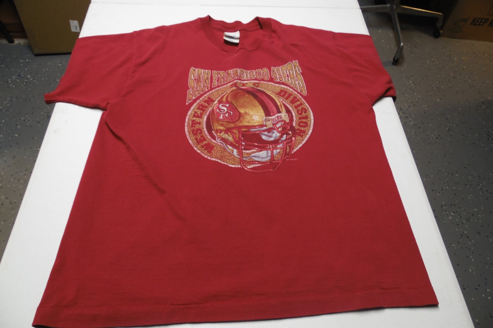VINTAGE SAN FRANCISCO 49ERS WESTERN DIVISION 1995 T-SHIRT XL NFL USA SEE PICS VINTAGE SAN FRANCISCO 49ERS WESTERN DIVISION 1995 T-SHIRT XL NFL USA SEE PICS