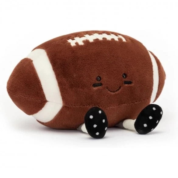 New Jellycat Football Plush Stuffed Animal AUTHENTIC Amuseables Sports