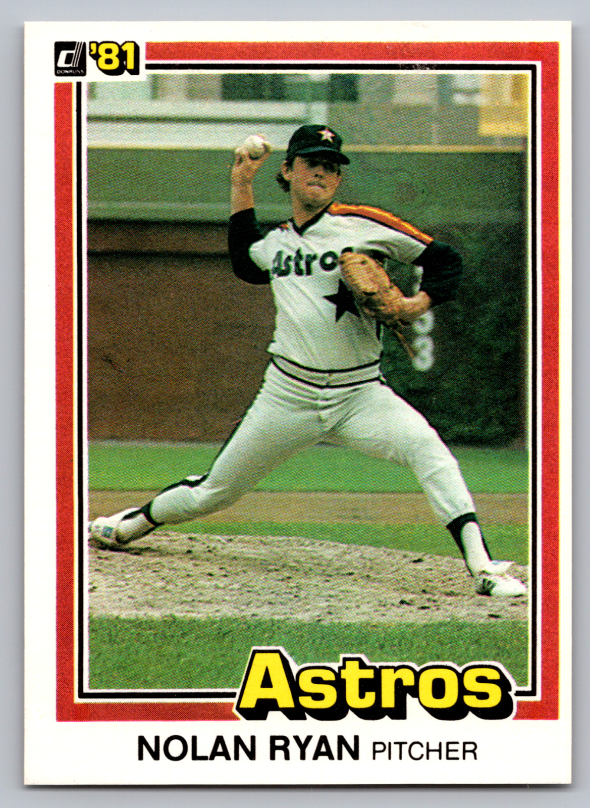 1981 DONRUSS #250 NOLAN RYAN HOUSTON ASTROS 1981 DONRUSS #250 NOLAN RYAN HOUSTON ASTROS