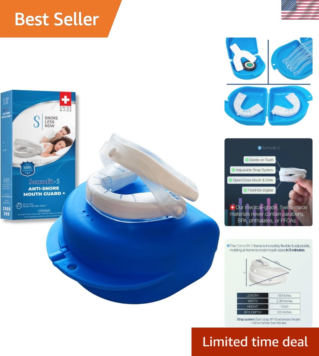 Somnofit-S Anti-Snore Mouth Guard by | Made in Switzerland | Cleared | Most ... Somnofit-S Anti-Snore Mouth Guard by | Made in Switzerland | Cleared | Most ...